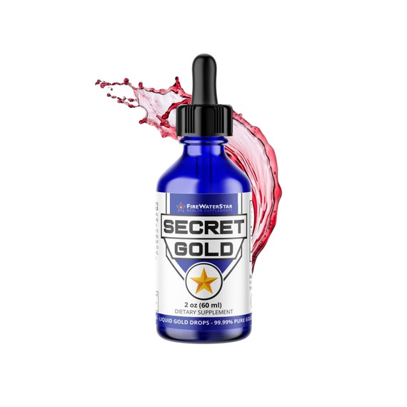 Liquid Gold Drops Colloidal Gold Nano Gold Made From Etsy