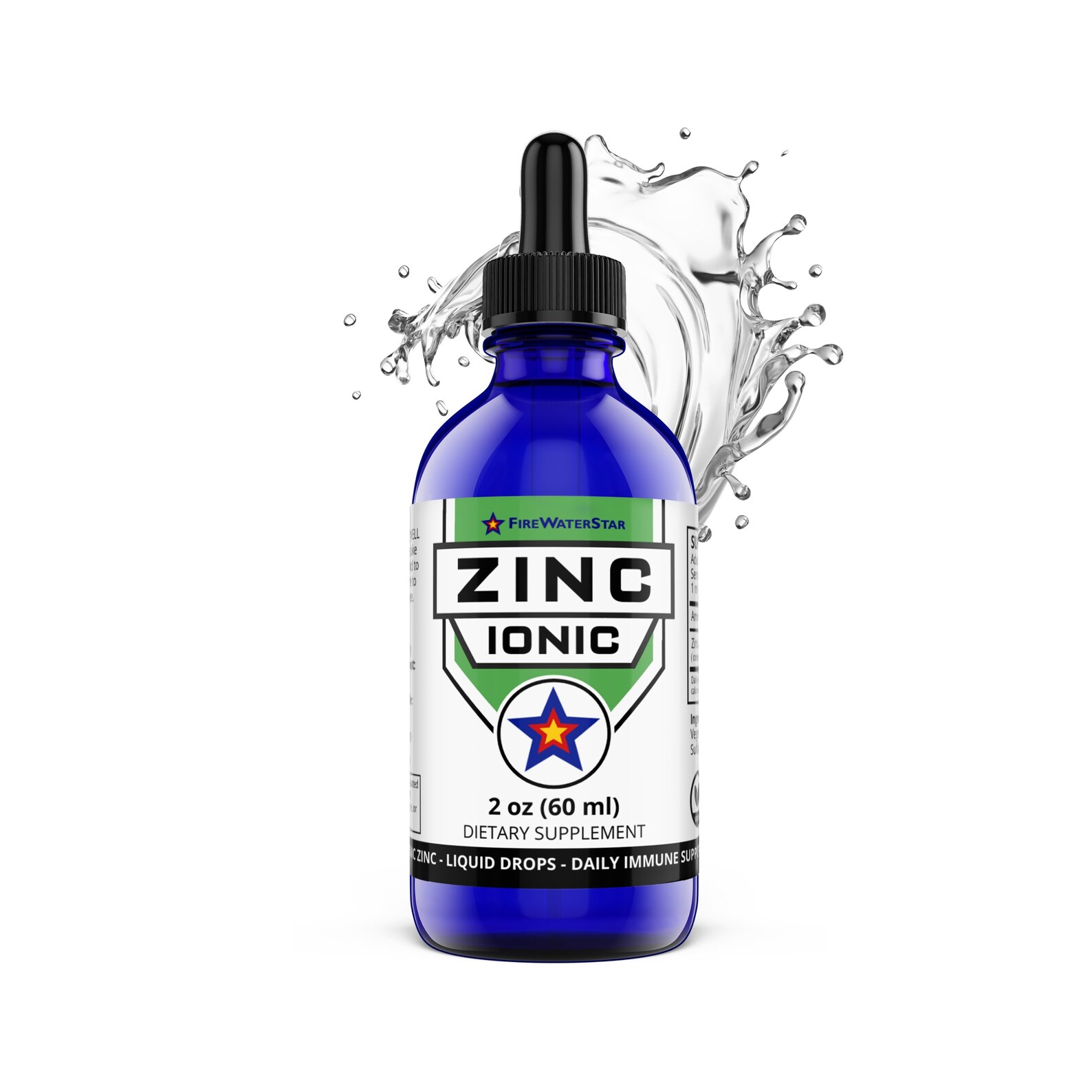 Liquid Zinc Drops Ionic Zinc Sulfate Supplement 2oz Etsy