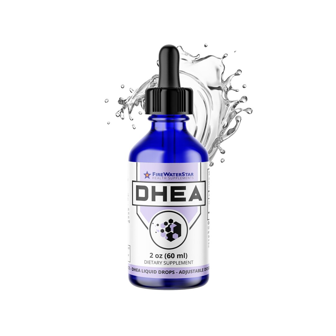 DHEA Liquid Drops Adjustable Dosing Micronized Supports Healthy Aging