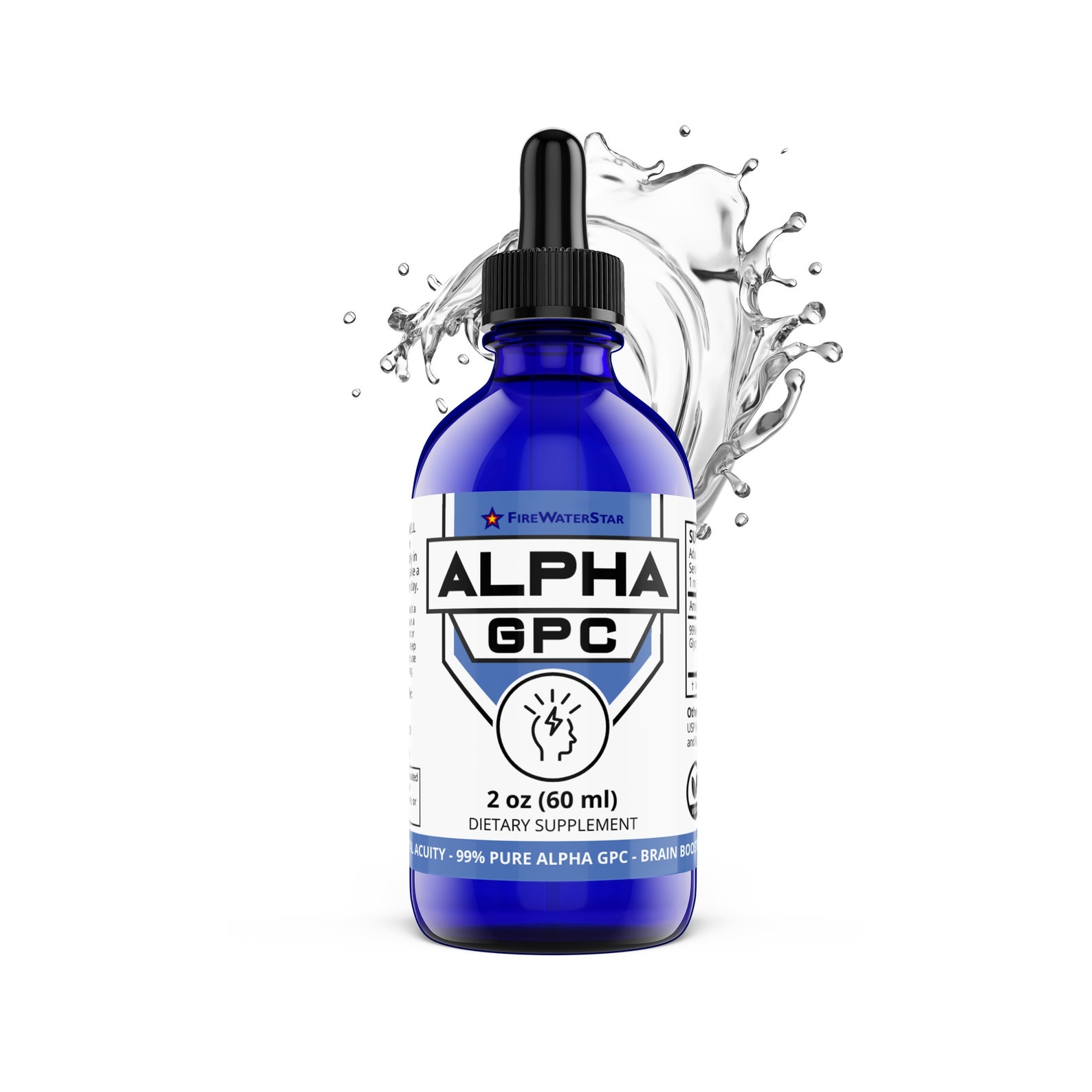 Alpha GPC Choline Liquid Drops 300mg 99 Pure LAlphaGPC Etsy