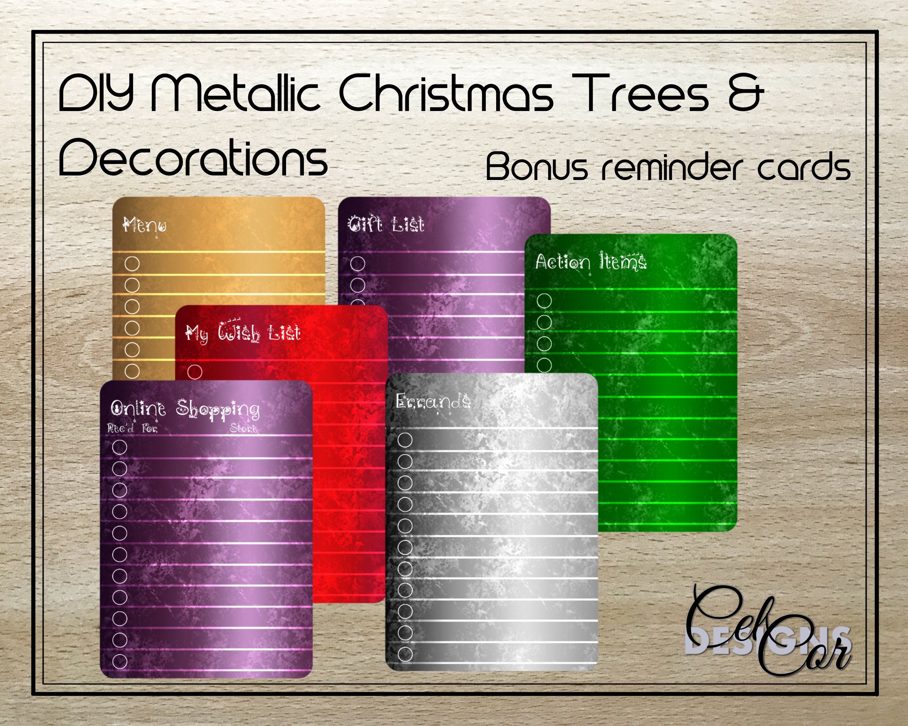 Do It Yourself Christmas Tree and Decorations With Bonus Etsy