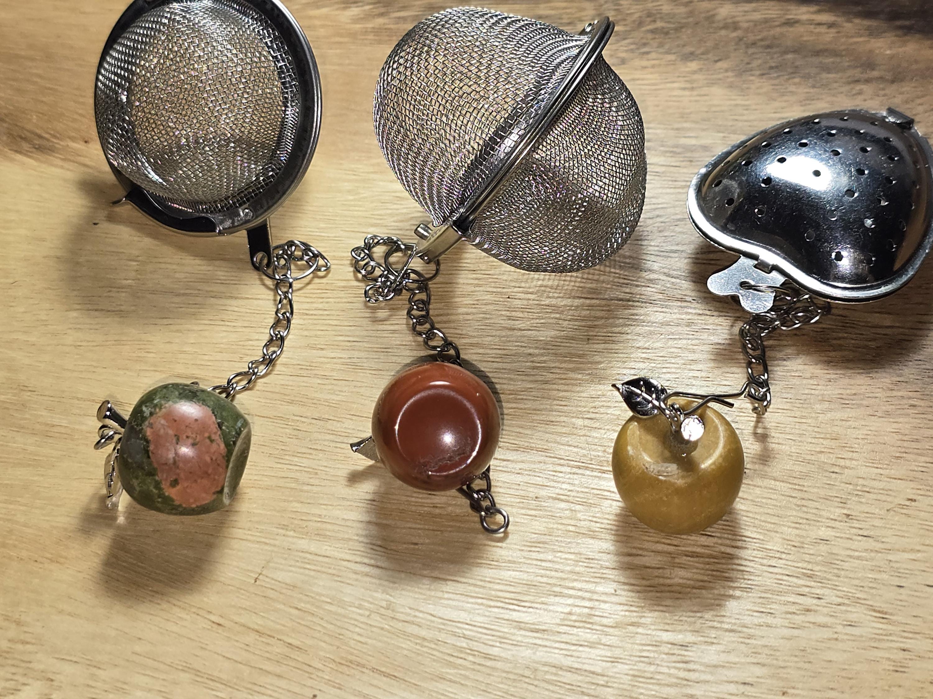Apple Tea Strainer: Unique Loose Leaf Tea Infuser Gift