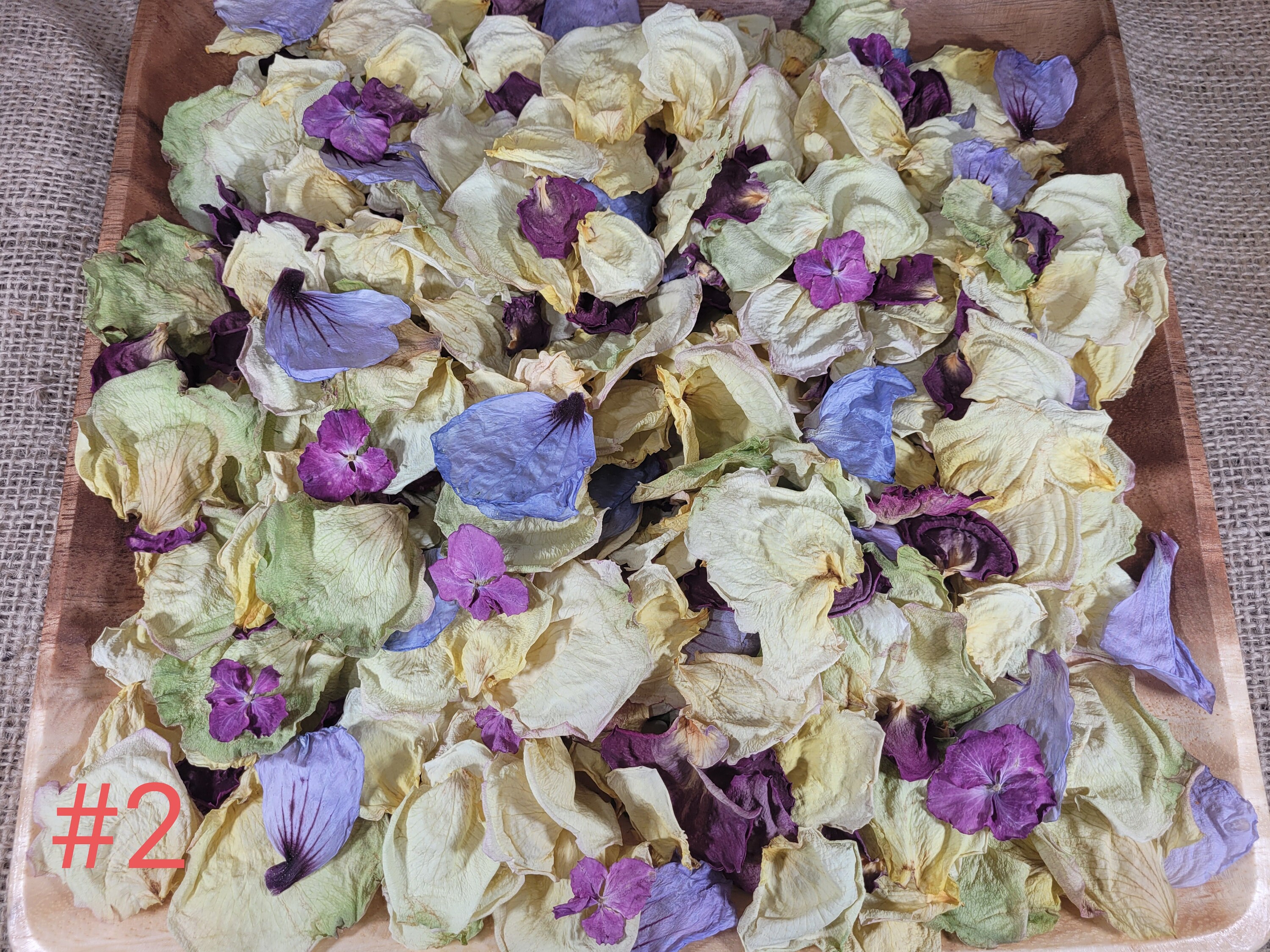 Flower girl petals and flowers mix Dried Organic Home grown Etsy