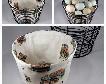 Handmade Cotton Egg Basket Pad, Washable Soft Liner