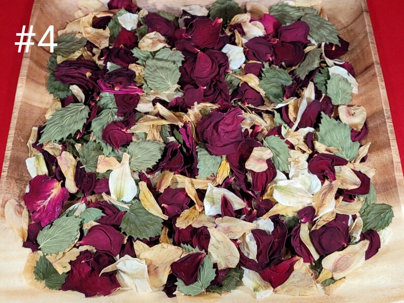 Flowers petals and leaves mix Organic Home grown Dried Flower girl basket flowers and petals Wedding Table centerpieces Cake table decor