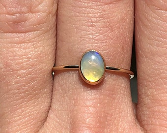 Australian opal ring, Australian opal ring gold, opal ring gold, opal ring gold filled, gold opal ring, stacking opal ring, gold filled ring