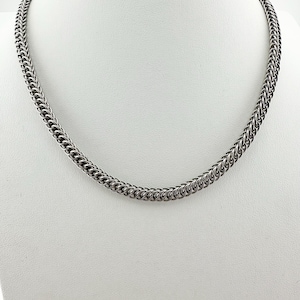 Stainless Steel Half Persian Chain Maille Necklace