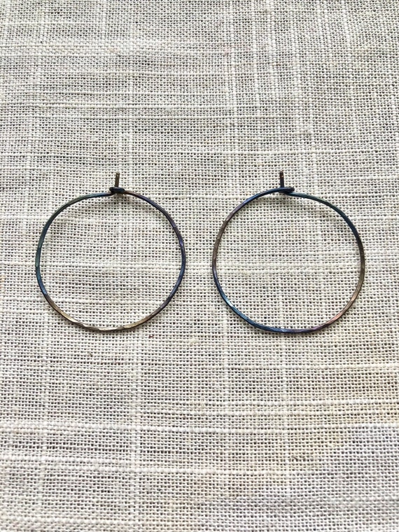 JewelryDesignsbyHC Thin Titanium Threader Hoop Earrings Titanium Hoop Earrings Hypoallergenic Hoop Earrings Hypoallergenic Threader Earrings Titanium Hoops