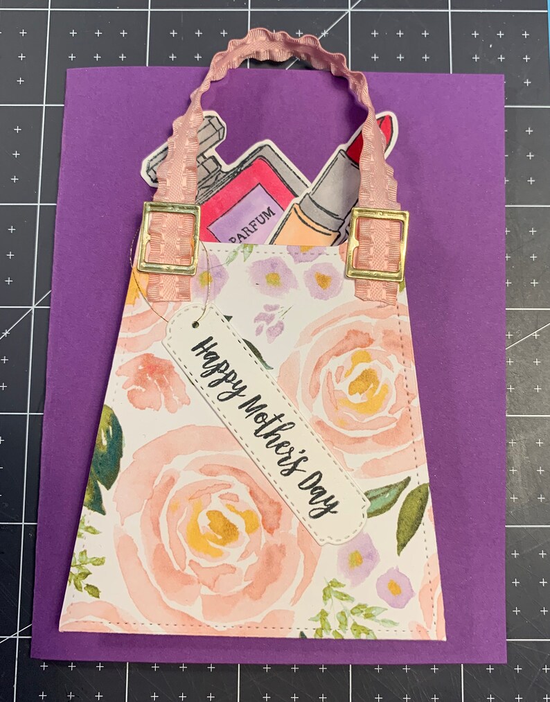 3D Purse Happy Mother's Day Card With Envelope Blank Etsy UK