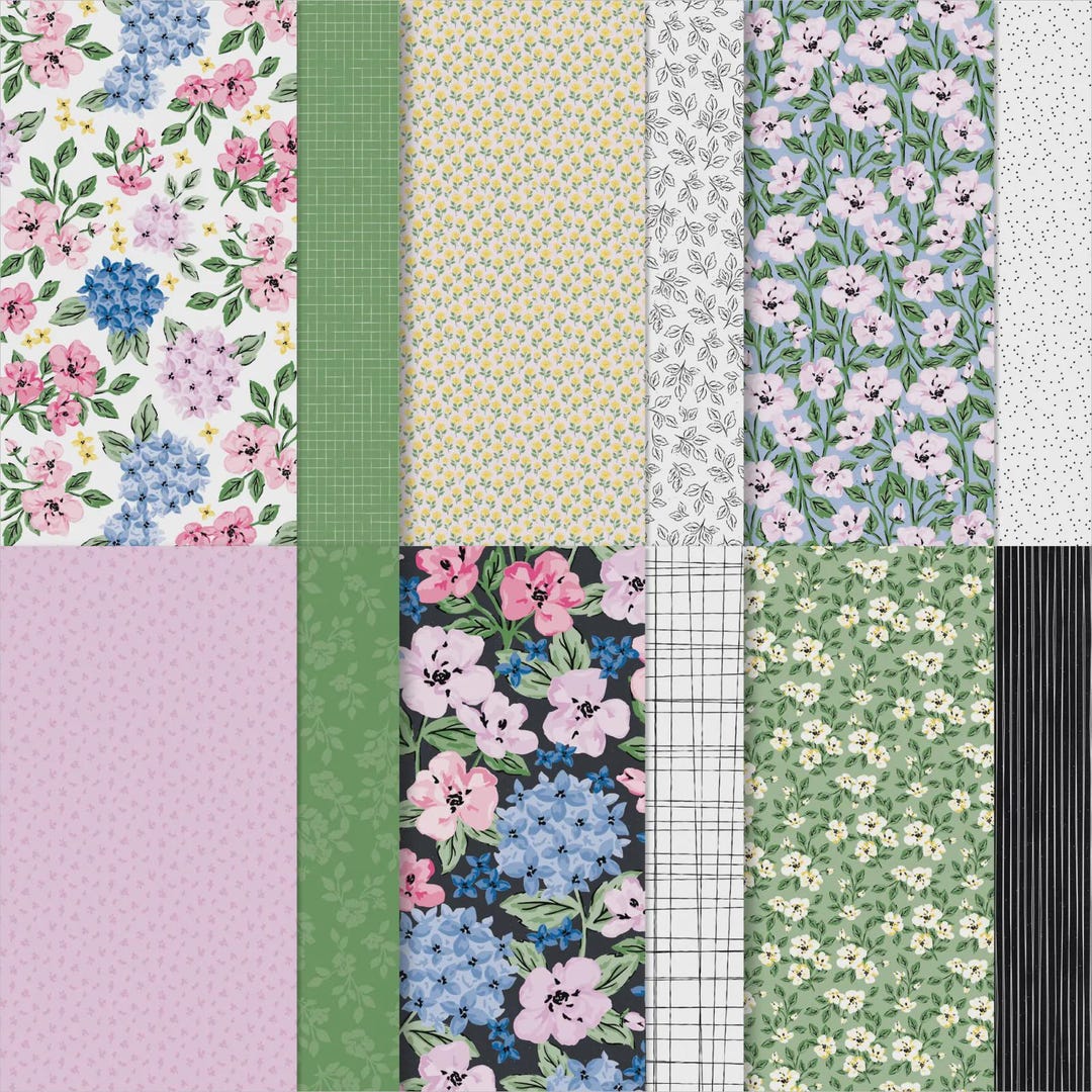 Stampin' Up! Lovely Garden Sampler Specialty Designer Series Paper 6" X ...