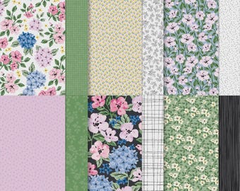 Stampin' Up! Lovely Garden Sampler Specialty Designer Series Paper 6" x 6" - 12 double sided sheets