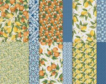 Stampin' Up! Mediterranean Blooms Sampler Specialty Designer Series Paper 6" x 6" - 12 double sided sheets