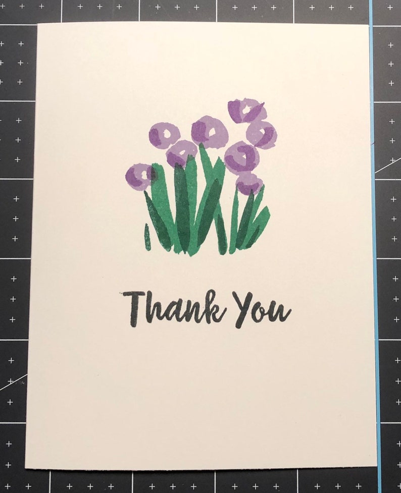 Floral Bouquet Thank You Card (set of 5) - Etsy