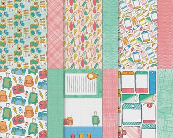 Stampin' Up! On the Go Sampler Specialty Designer Series Paper 6" x 6" - 12 double sided sheets