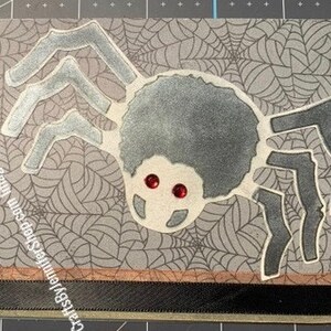 Giant Spider Trick or Treat Halloween Card