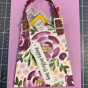 Sac à main 3D Happy Mother’s Day Card avec enveloppe | carte vierge | Carte Féminine