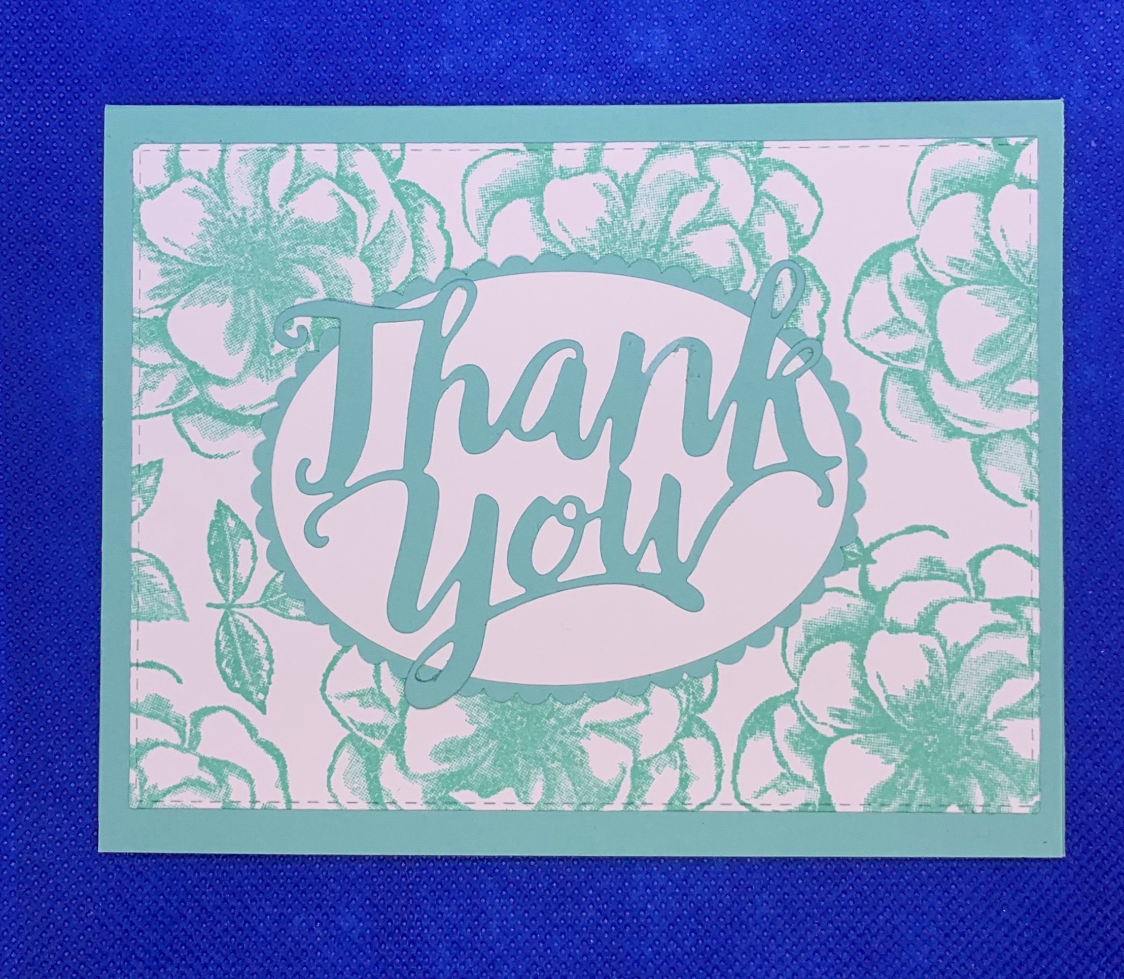 Elegant Floral Thank You Card | Etsy
