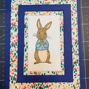 Cartes lapin vierges avec enveloppe | carte vierge | Carte n’importe quelle occasion