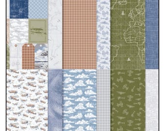 Stampin' Up! Take to the Sky Sampler Specialty Designer Series Paper 6" x 6" - 12 double sided sheets