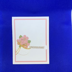 Bouquet de fleurs Carte de félicitations | Carte vierge