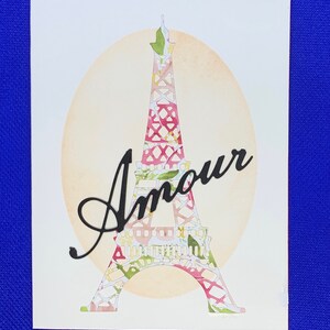 Carte d’amour parisienne