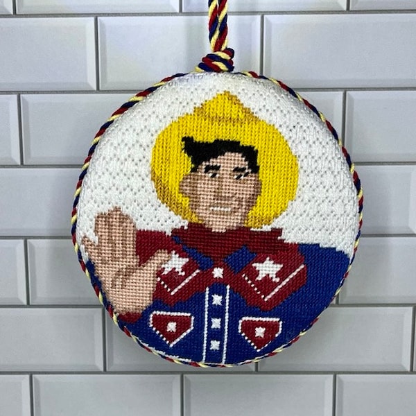 Needlepoint Ornament Etsy
