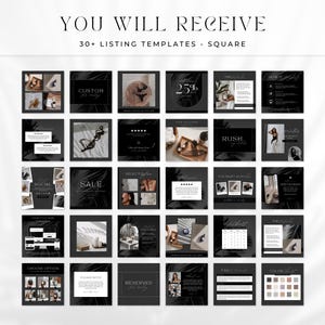 Etsy shop branding kit in a modern minimalist design. Included is everything you need to brand beautifully your shop, such as Etsy banner, icon and listing templates, all fully editable in Canva. Use this Etsy shop kit to up-level your branding, all while saving tons of time to focus on other aspects of your business!