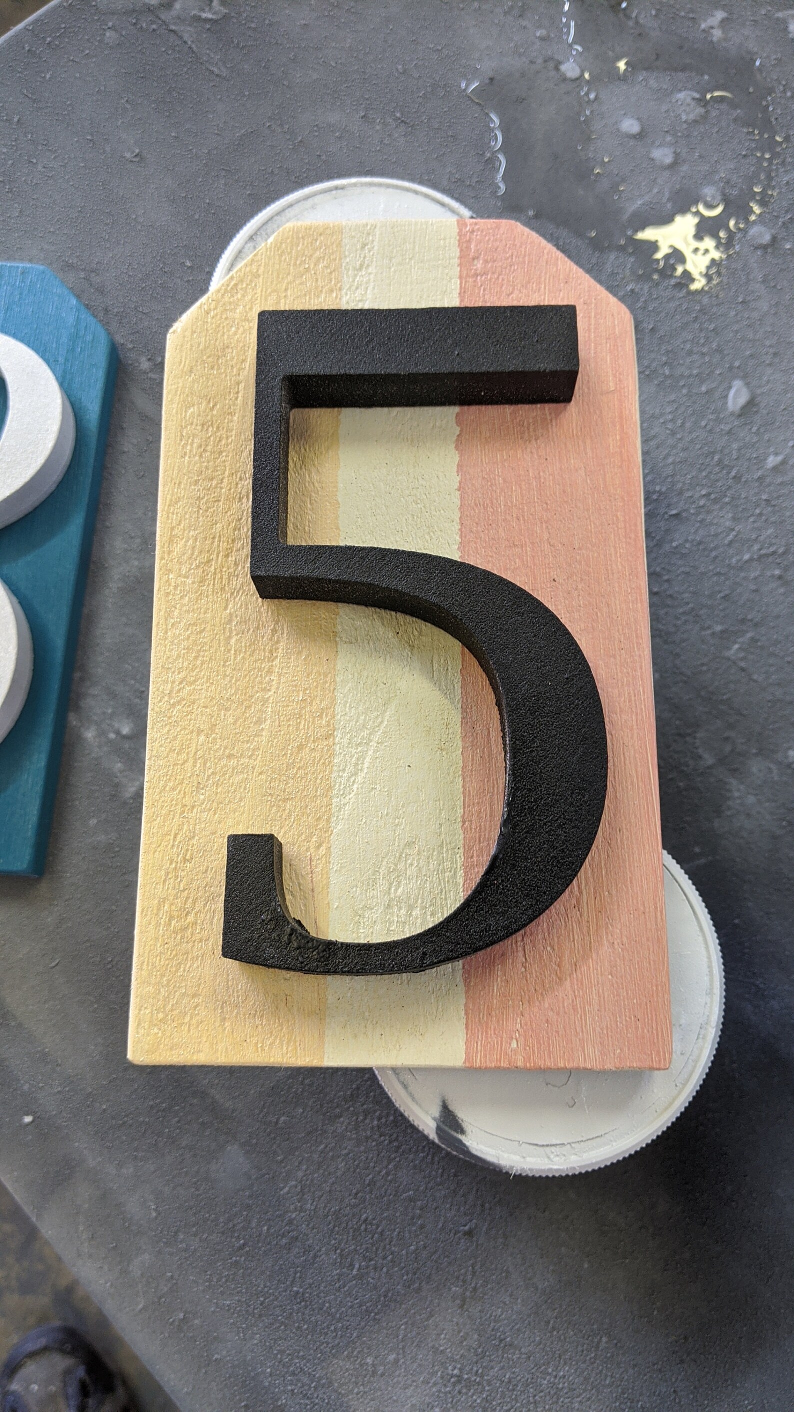 Coastal House Numbers Address Numbers Mailbox Numbers Etsy