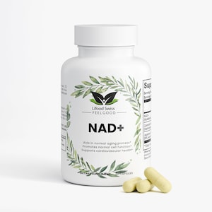 Lifood Swiss, NAD+ Complex with Quercetin & Resveratrol Vegan
