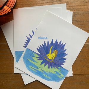 Lady Lotus Print