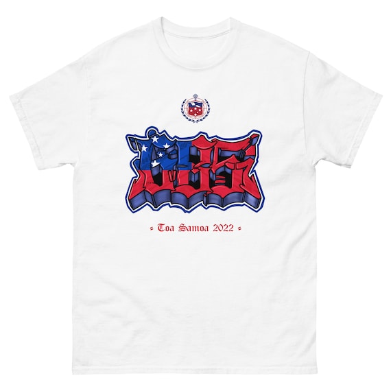Clutzius 685 Toa Samoa Graffiti T-shirt - Etsy