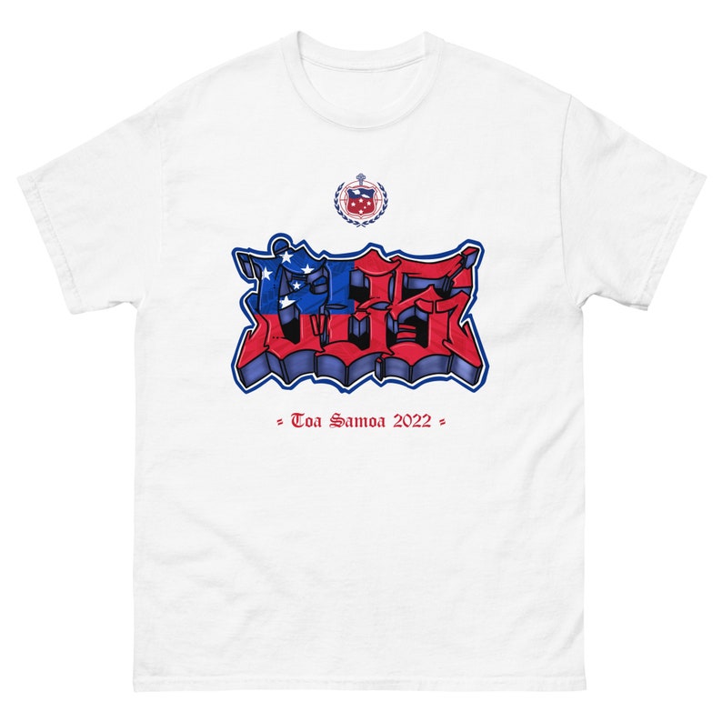 Clutzius 685 Toa Samoa Graffiti T-shirt - Etsy Australia