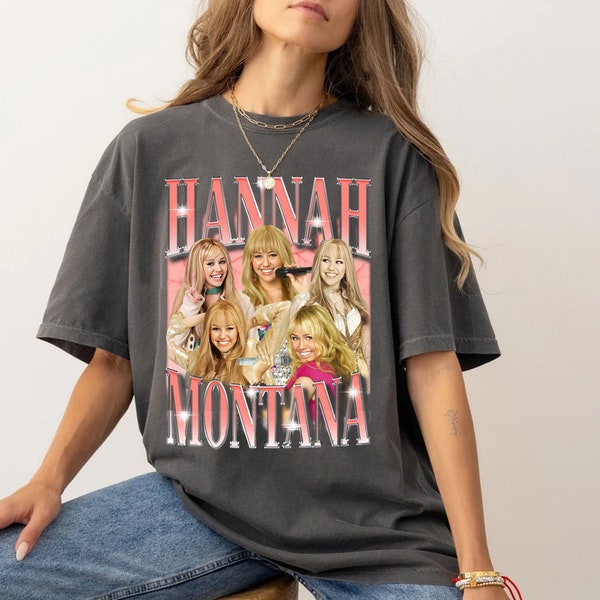 Retro Hannah Montana Png, Hannah Montana Vintage Shirt,Hannah Montana T shirt,Hannah Montana Crewneck,Hannah Montana Sweatshirt,90s Tshirt