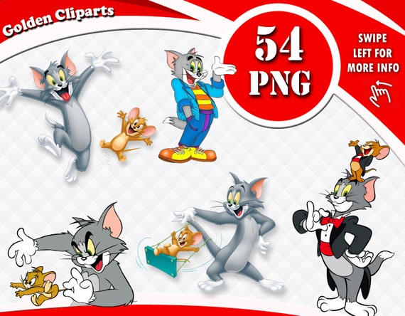 Tom And Jerry Clipart Tom And Jerry Png Files Tom Jerry Cartoon Character Images Jerry Images Transparent Background Instant Download