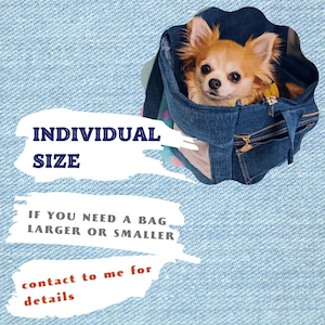 Tailoring the Carrier to My Size, Custom Dog Carrier Tote