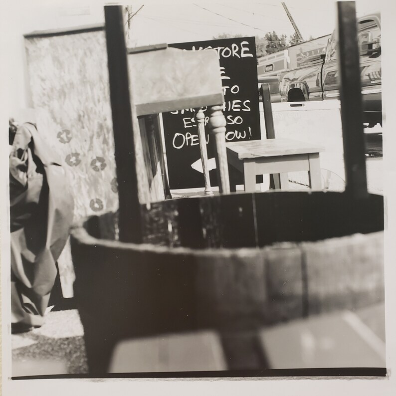 8 x 8.5 inch darkroom photo print