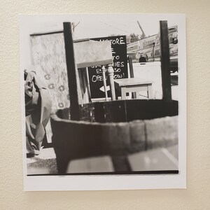8 x 8.5 inch darkroom photo print