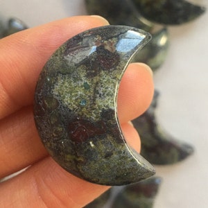Dragon Blood Moon, Dragon Blood Crystal, Natural Dragon Blood, Polished Dragon Blood, Dragon Blood Stone, Crystal Healing, Crystal Moon