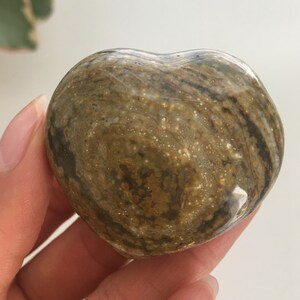 Ocean Jasper Heart, Ocean Jasper Stone, Polished Ocean Jasper, Natural Ocean Jasper, Ocean Jasper Crystal, Crystal Heart, Ocean Jasper