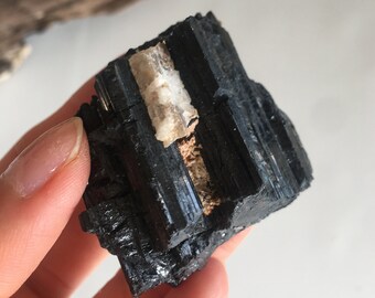 Black Tourmaline Specimen, Black Tourmaline, Black schorl