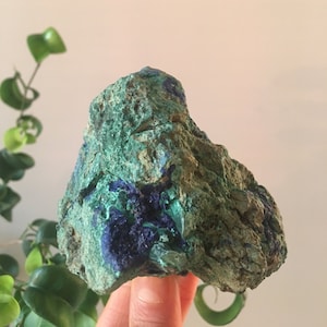Espécime de Azurita, Azurita Bruta