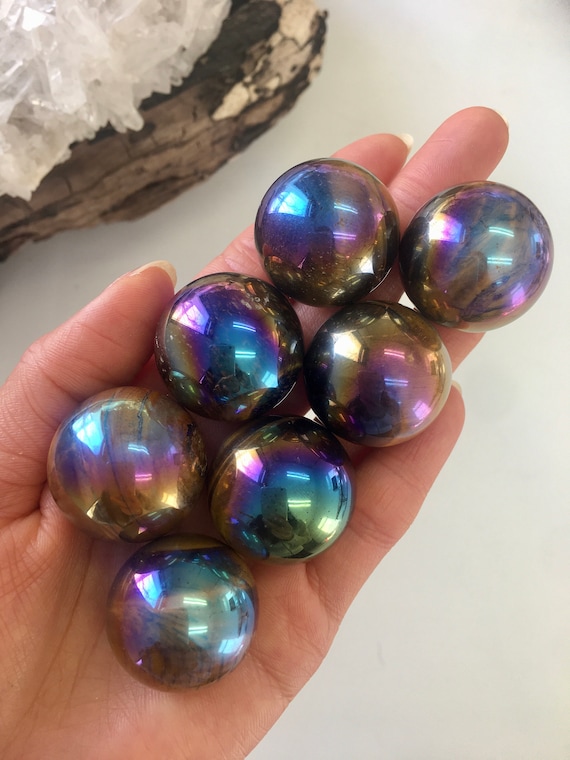 Angel Aura Tigers Eye Spheres Angel Aura Tigers Eye Spheres