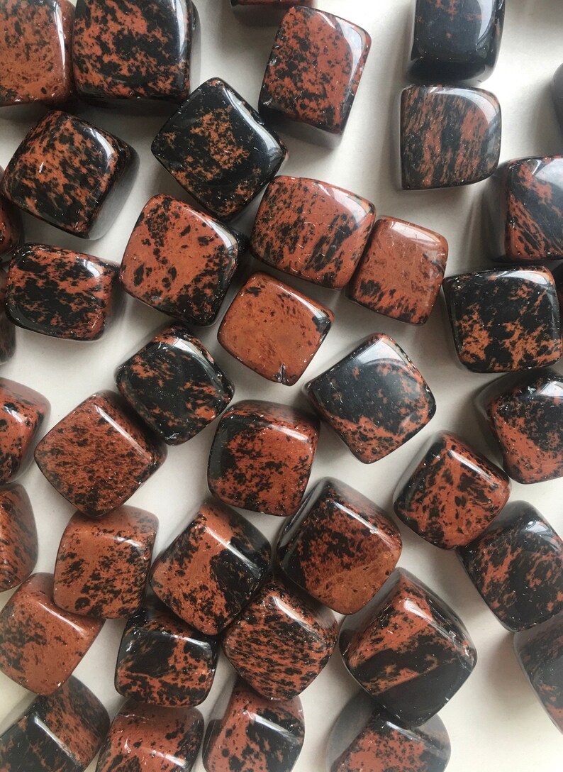 mahogany obsidian tumbled