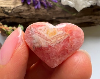 ロードクロサイトハート、研磨ロードクロサイト、ロードクロサイト