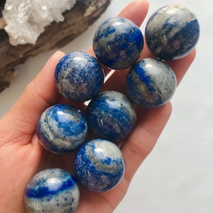 Lapis Lazuli Sphere, Lapis Lazuli Ball, Crystal Ball, Crystal Sphere, Natural Lapis Lazuli, Polished Lapis Lazuli, Crystal Healing image 1