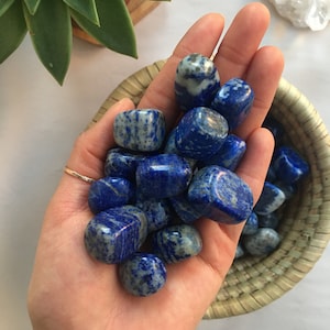 Lapis Lazuli Tumbled Stone, Tumbled Lapis lazuli, Polished lapis lazuli, Natural Lapis Lazuli, Lapis Lazuli Crystal, Lapis Lazuli Stone