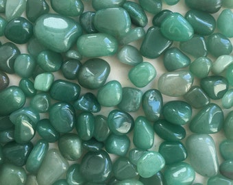 Green Aventurine, Tumbled Green aventurine, Mini Green Aventurine Tumbled Stone, Tumbled Aventurine, Green Aventurine Crystal
