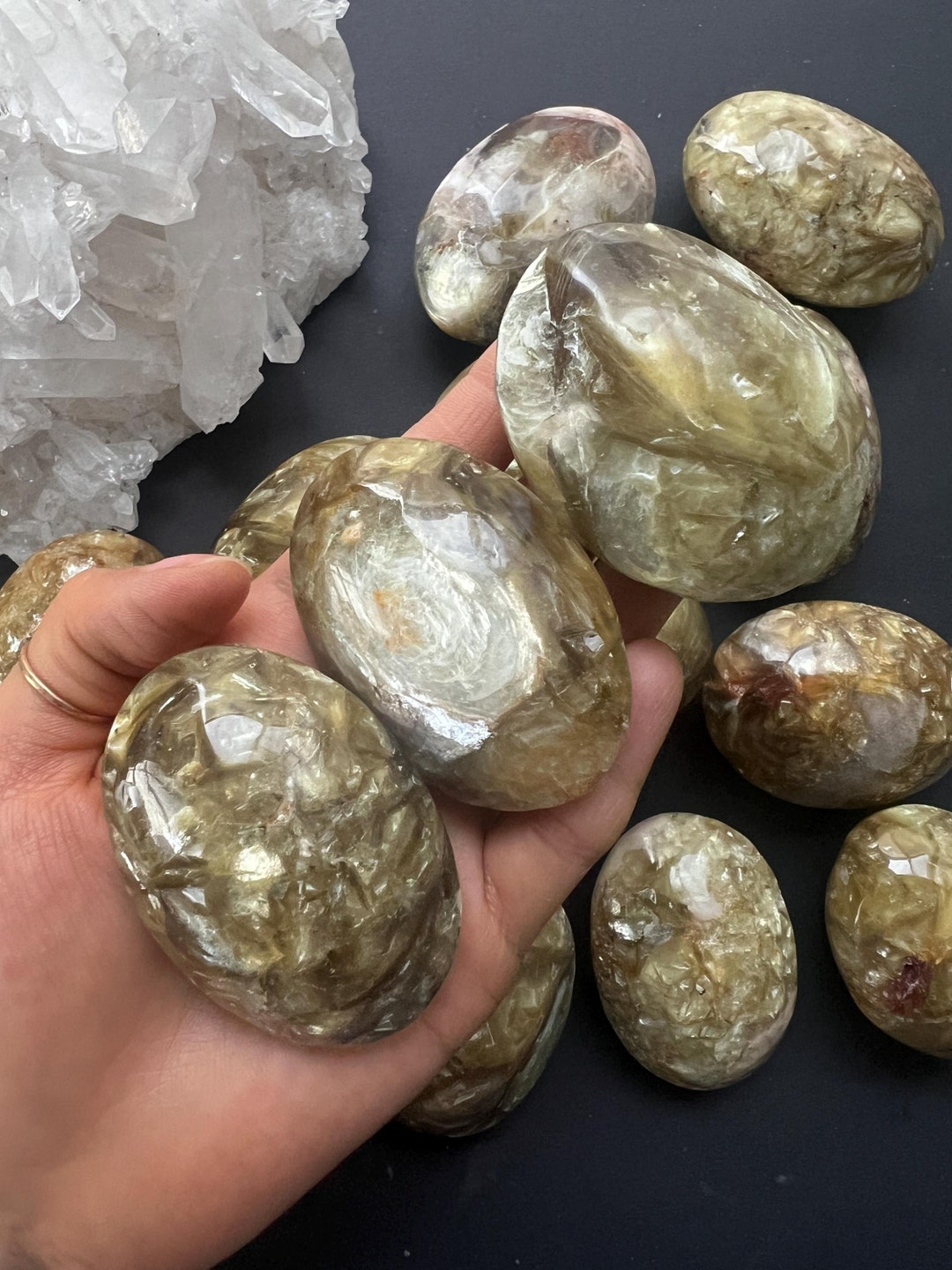 Muscovite Thumb Stone : CrystalAge