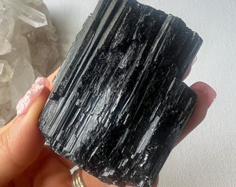Black Tourmaline Specimen, Black Tourmaline, Black schorl