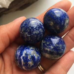 Lapis Lazuli Sphere, Lapis Lazuli Ball, Crystal Ball, Crystal Sphere, Natural Lapis Lazuli, Polished Lapis Lazuli, Crystal Healing image 3